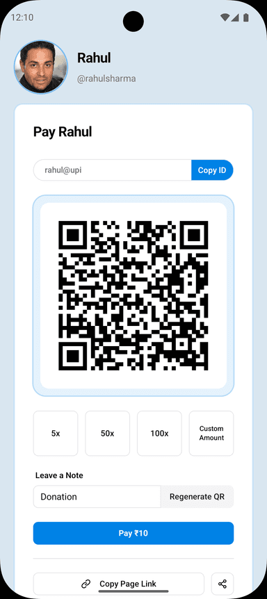 UPI Payment Page